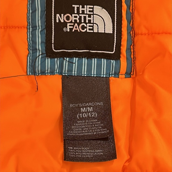 The North Face Blue and Orange Striped Jacket for Boys - Picture 6 of 7